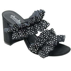 CHARLES by Charles David Royals Sandals In Black NWT - Size 8